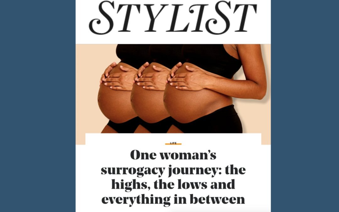 Surrogate Manager Tracey tells her story to Stylist magazine – February 2023